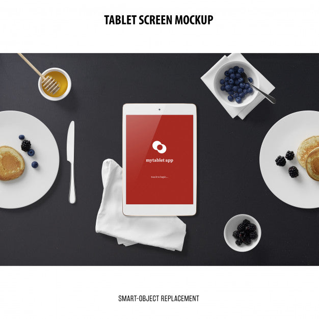Tablet Screen Mockup Psd