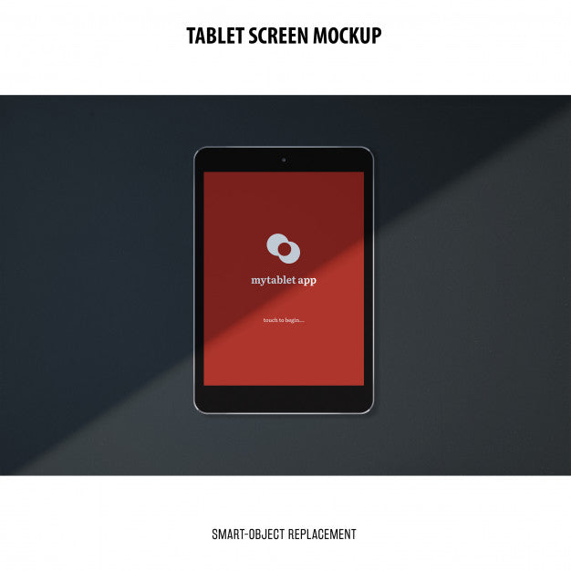 Tablet Screen Mockup Psd