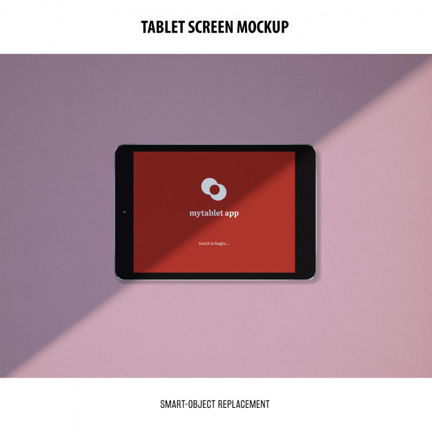 Tablet Screen Mockup Psd