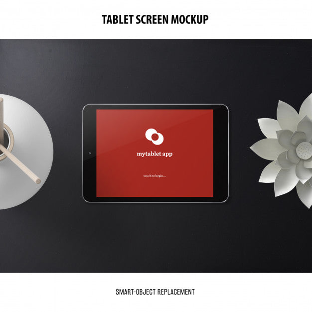 Tablet Screen Mockup Psd