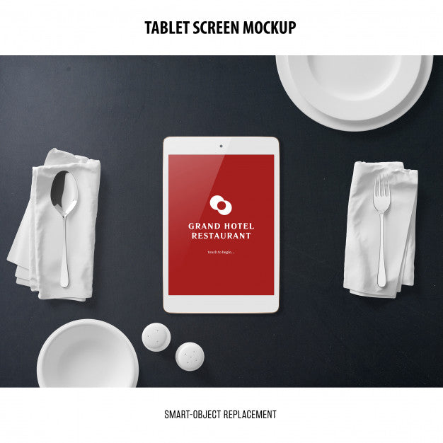 Tablet Screen Mockup Psd