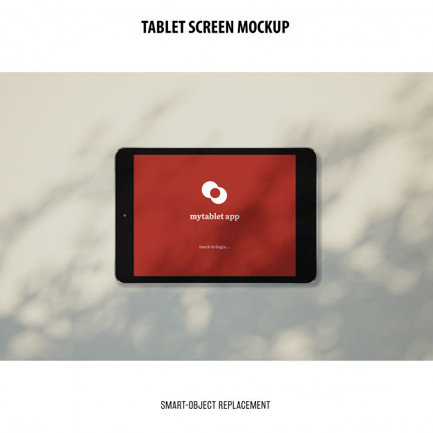 Tablet Screen Mockup Psd