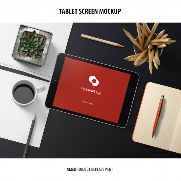 Tablet Screen Mockup Psd