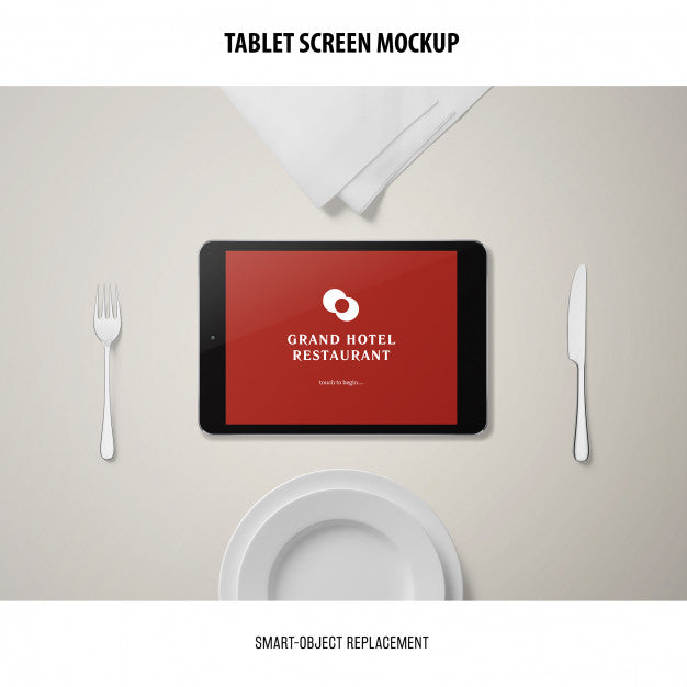 Tablet Screen Mockup Psd