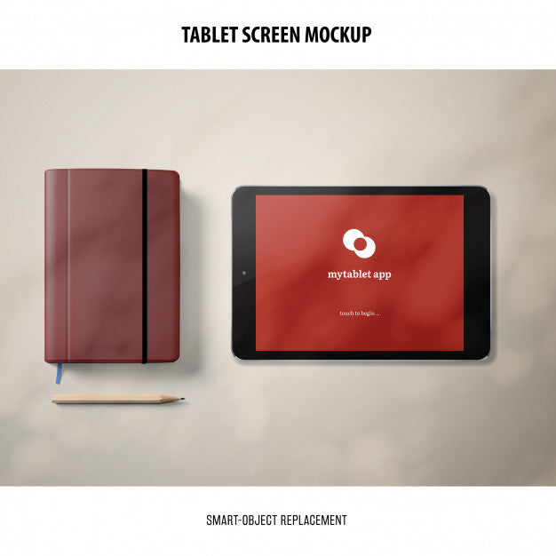 Tablet Screen Mockup Psd