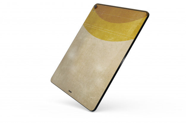 Tablet Skin Mock-Up Isolated Psd