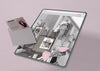 Tablet With Perfume Website Mock-Up Psd