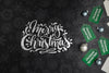 Tags With Merry Christmas Message Psd