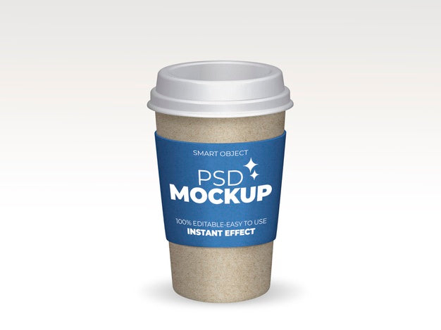 Take Away Coffee Cup Mockup Psd