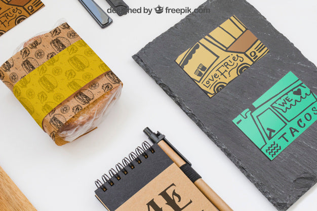 Take Away Food Concept Psd