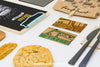 Take Away Food Concept With Business Cards Psd