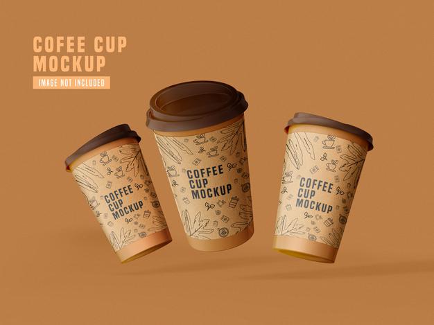 Take Away Paper Coffee Cup Mockup Psd Psd