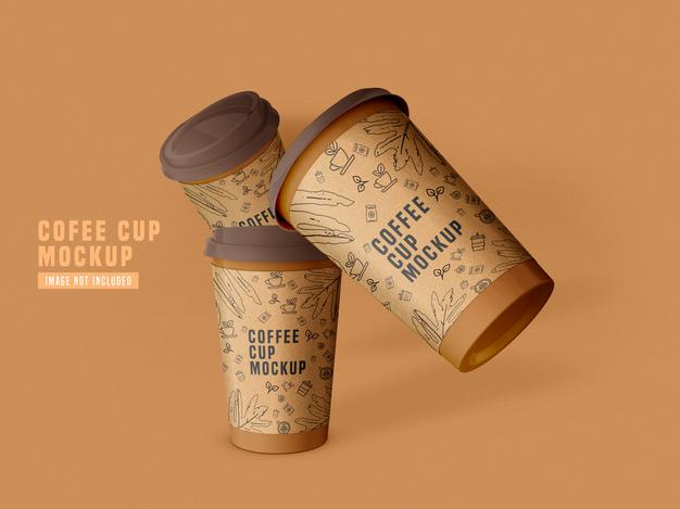Take Away Paper Coffee Cup Mockup Psd Psd