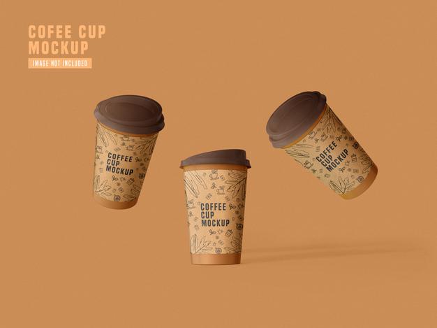 Take Away Paper Coffee Cup Mockup Psd Psd