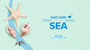 Take Care Of The Ocean With Copy Space Psd