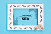 Take Care Of The Ocean With Frame Psd