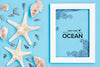 Take Care Of The Ocean With Frame Psd