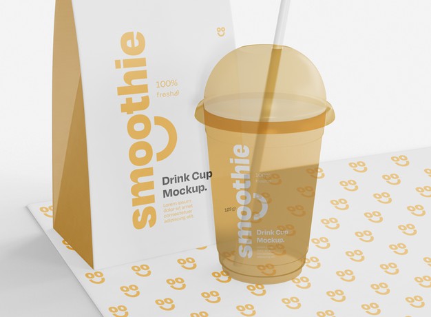 Takeaway Drink Mockup Psd