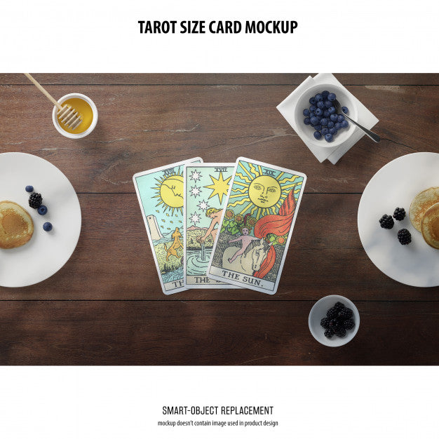 Tarot Card Mockup Psd