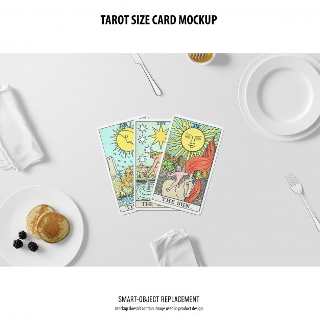 Tarot Card Mockup Psd