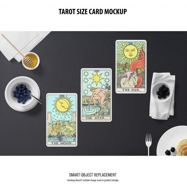 Tarot Card Mockup Psd