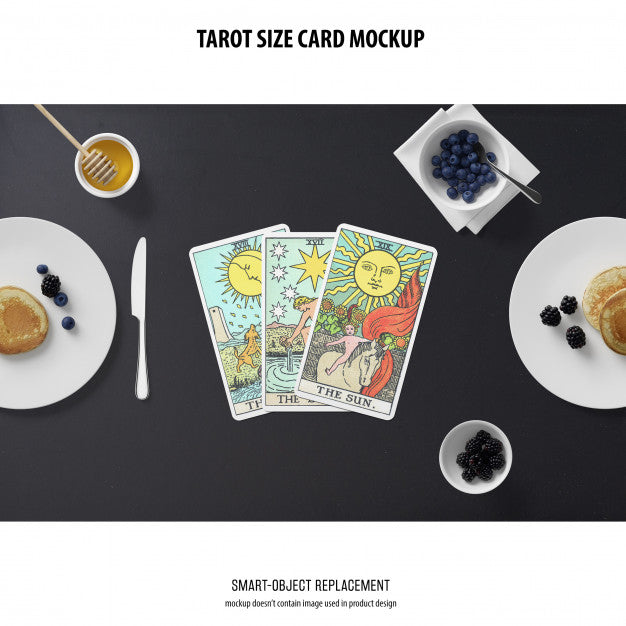 Tarot Card Mockup Psd