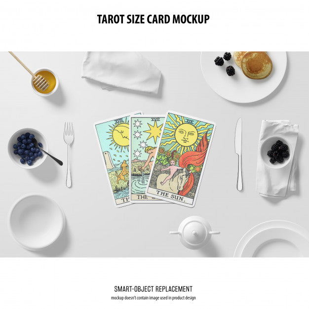 Tarot Card Mockup Psd