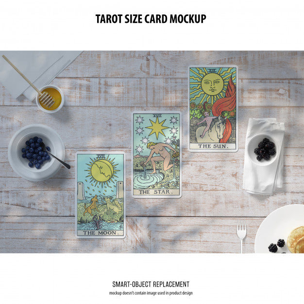 Tarot Card Mockup Psd