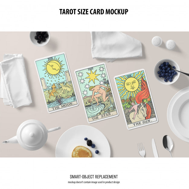 Tarot Card Mockup Psd