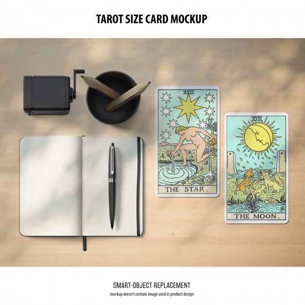 Tarot Card Mockup Psd