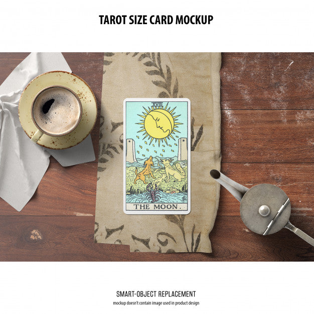 Tarot Card Mockup Psd