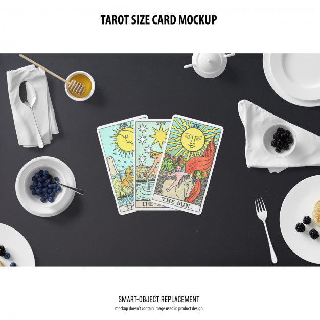 Tarot Card Mockup Psd