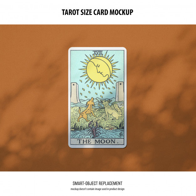 Tarot Card Mockup Psd