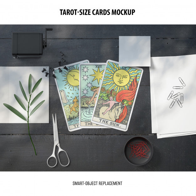 Tarot Card Mockup Psd