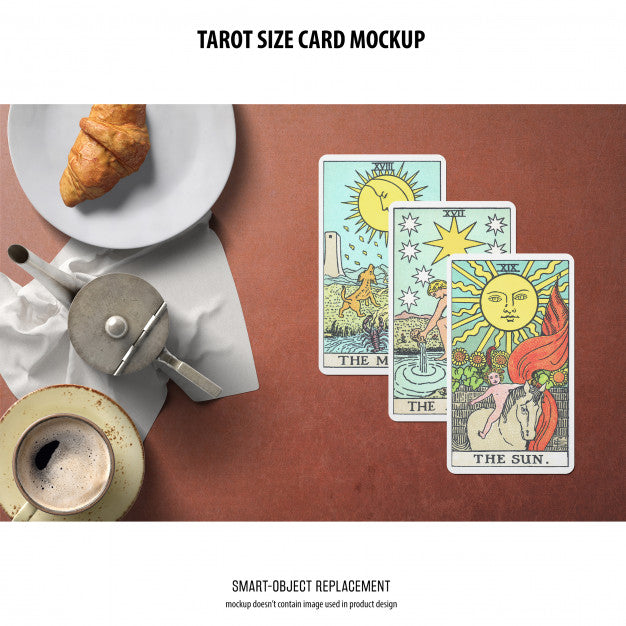Tarot Card Mockup Psd