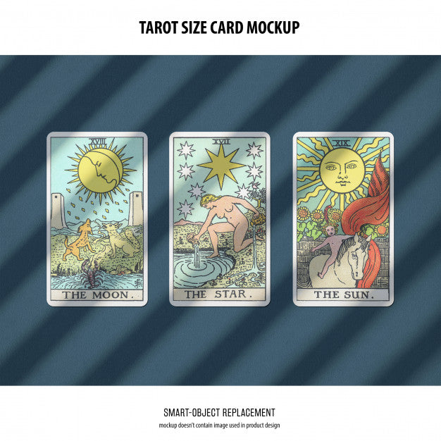 Tarot Card Mockup Psd