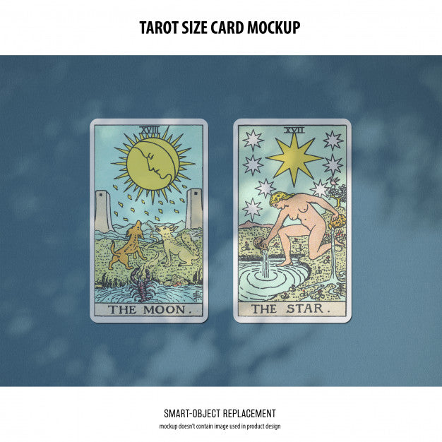 Tarot Card Mockup Psd