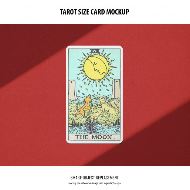 Tarot Card Mockup Psd