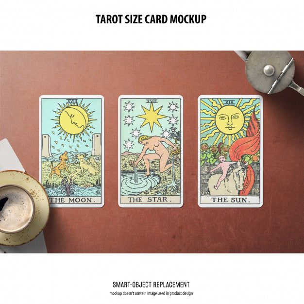 Tarot Card Mockup Psd