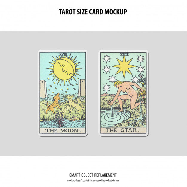 Tarot Card Mockup Psd