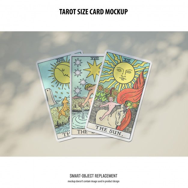 Tarot Card Mockup Psd
