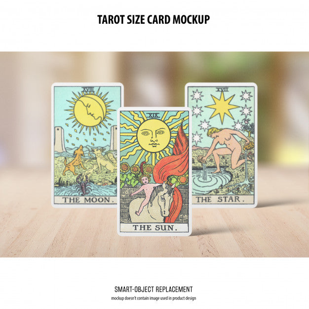 Tarot Card Mockup Psd