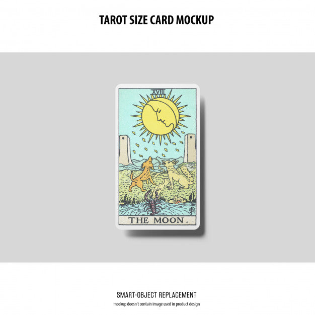 Tarot Card Mockup Psd