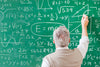 Teacher Writing Math Formulas On Board Psd