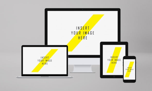 Technological Items Mock Up Psd