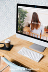 Technology And Workspace Mockup With Desktop Pc Psd