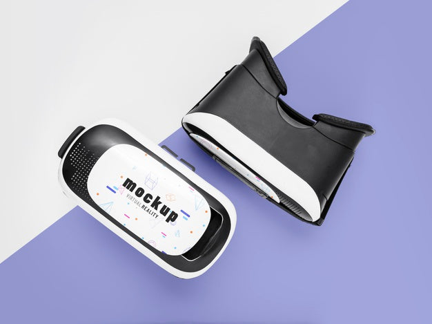 Technology Concept With Vr Glasses Mockup Psd