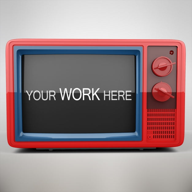 Television Mock Up Design Psd