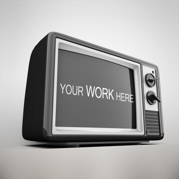 Television Mock Up Design Psd