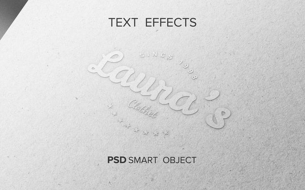 Text Effect Mockup Psd